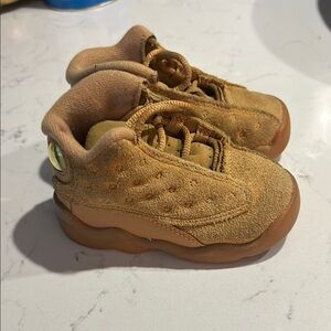 Jordan Wheat Kids Tan Sneakers